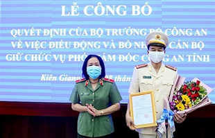 Đại tá Đào Hải Đăng giữ chức vụ Phó Giám đốc Công an tỉnh Kiên Giang 